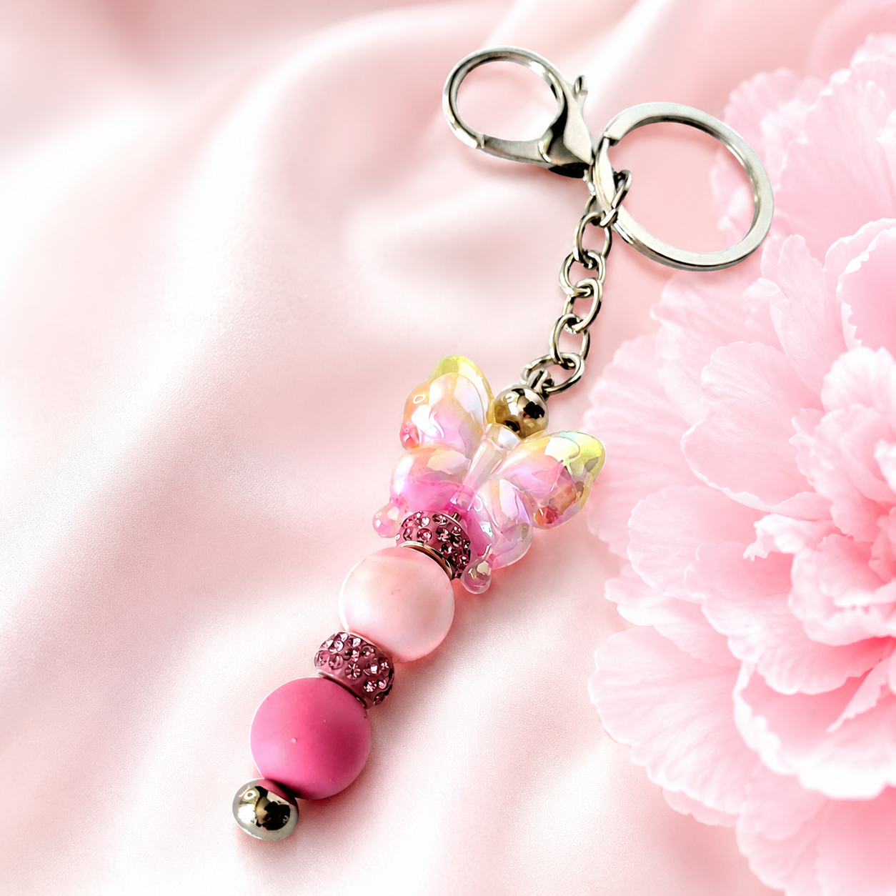 Luxe Beaded Keychains & Bag Charms | Handmade Accessories
